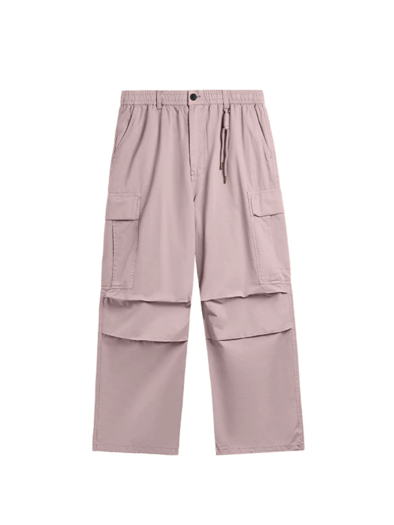 URBAN UNIT // Architect Kinetic Cargo in Desert Rose - Premium wide-leg cargo pants featuring structural knee articulation and a technical oversized drape.